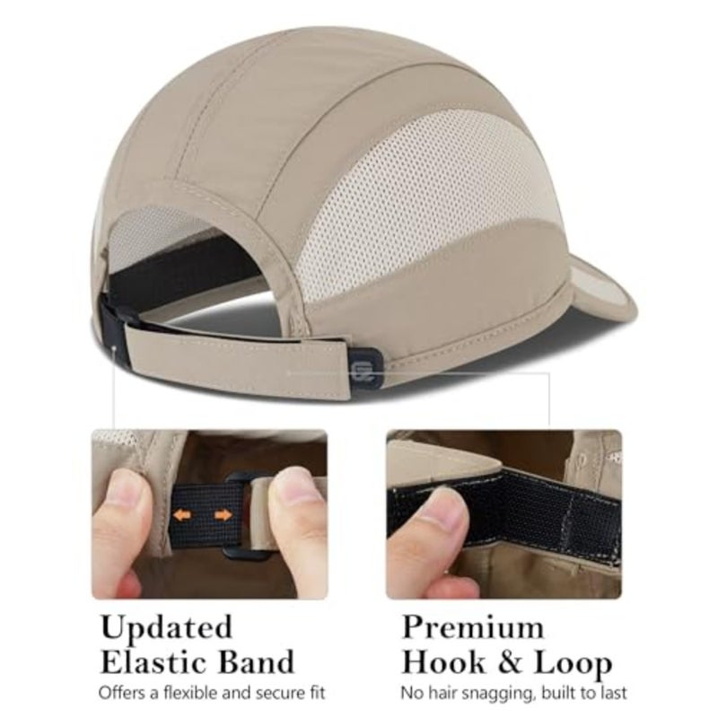 Unstructured Quick Dry Sports Cap Outdoor Sun Protective Unisex - Image 3