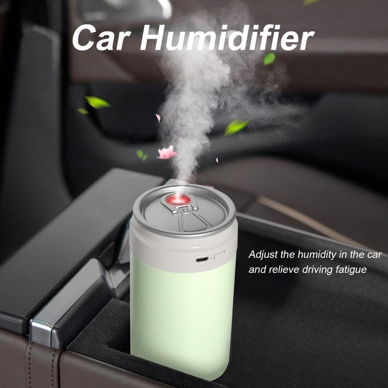Uten Humidifiers, Humidifier for Bedroom, Can Air Humidifier, Humidifiers for Home and Plants, USB Powered And Battery Powered Portable for Home Office Car Outdoor, 2 Mist Modes, Night Light, Auto-Off - Image 3