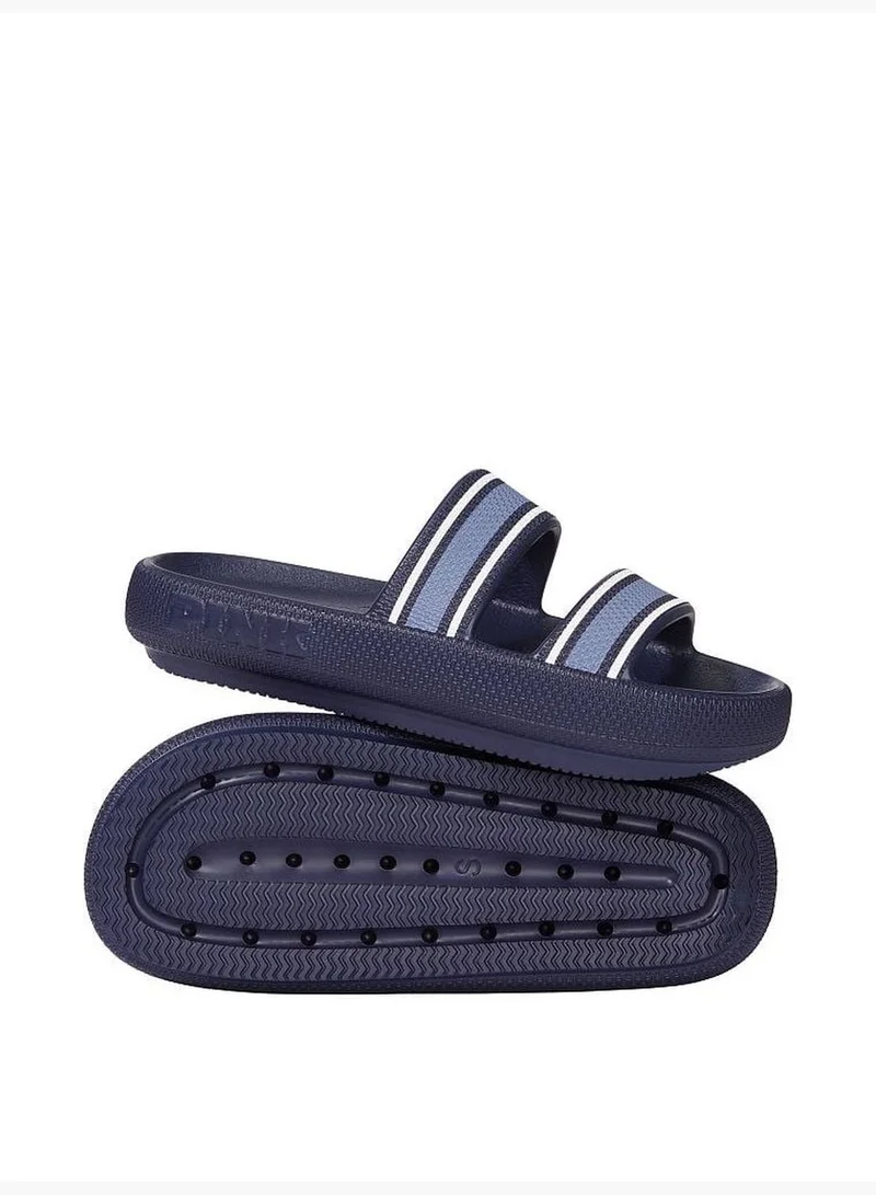 PINK Double Strap Pillow Slides
