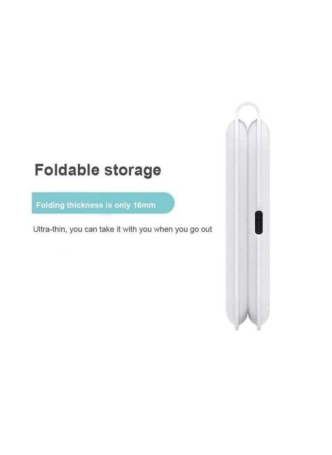 Prime Foldable Wireless Duo Fast Wireless Charging Compatible for Apple iPhone 11/12/XR/XS/X, iWatch SE/6/5/4/3, Airpods pro/2, and Samsung