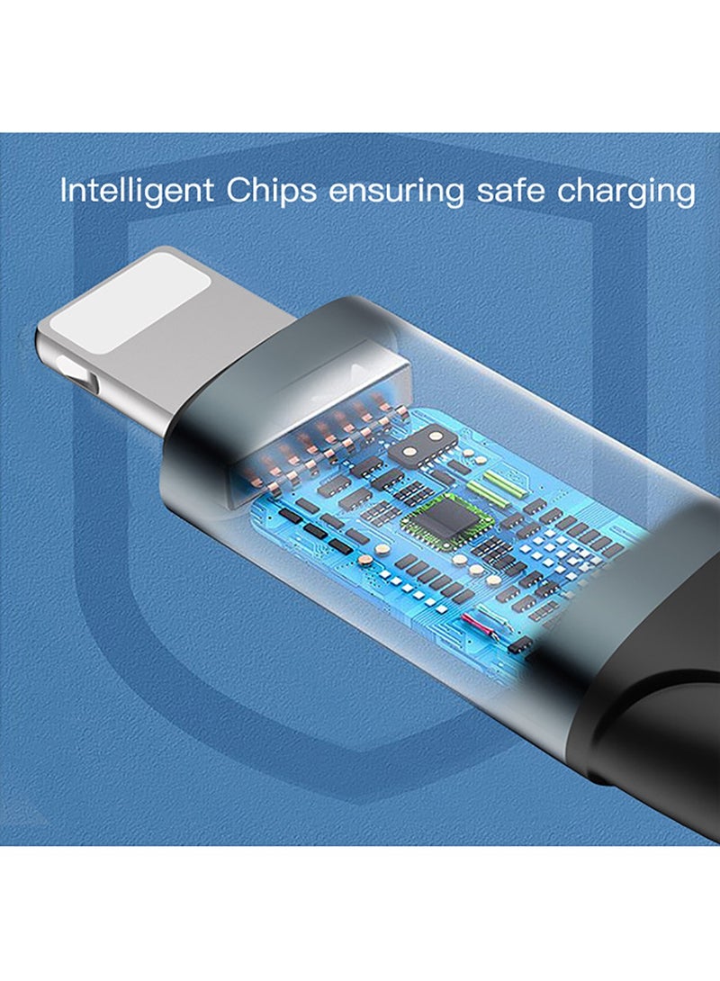 Yesido CA62 Data Cable Nylon Braided for Type-C Interface 1.2M 2.4A Output - Black - Image 5