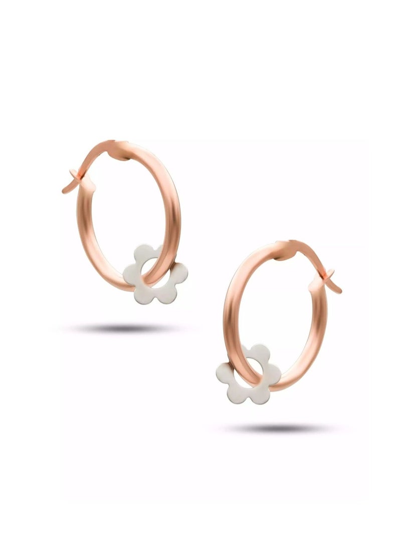 روبي آرت الذهب أقراط روبي آرت جولد من الذهب الخالص عيار 18 قيراطًا للنساء - 1.63 جرام - Image 1