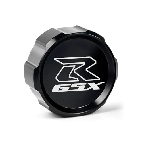 MOWOK لدراجة سوزوكي GSX-R GSXR 600 750 1000 GSX-R750 gsx-r600 gsxr1000 غطاء حماية خزان سائل الفرامل الأمامي من سبائك الألمنيوم CNC وسدادة خزان (أسود) - Image 4