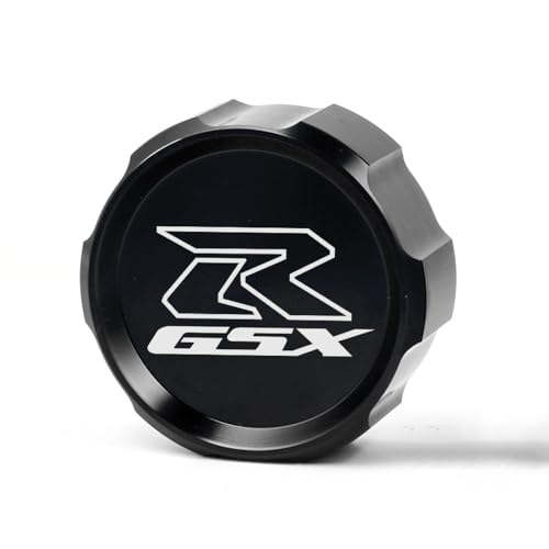 MOWOK لدراجة سوزوكي GSX-R GSXR 600 750 1000 GSX-R750 gsx-r600 gsxr1000 غطاء حماية خزان سائل الفرامل الأمامي من سبائك الألمنيوم CNC وسدادة خزان (أسود) - Image 5