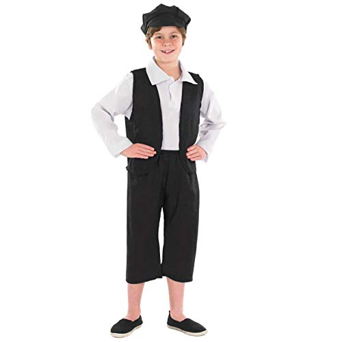 fun shack Victorian Boy Costume Kids Historical Outfit Boys Period Attire Victorian Style DressUp Medium XLarge