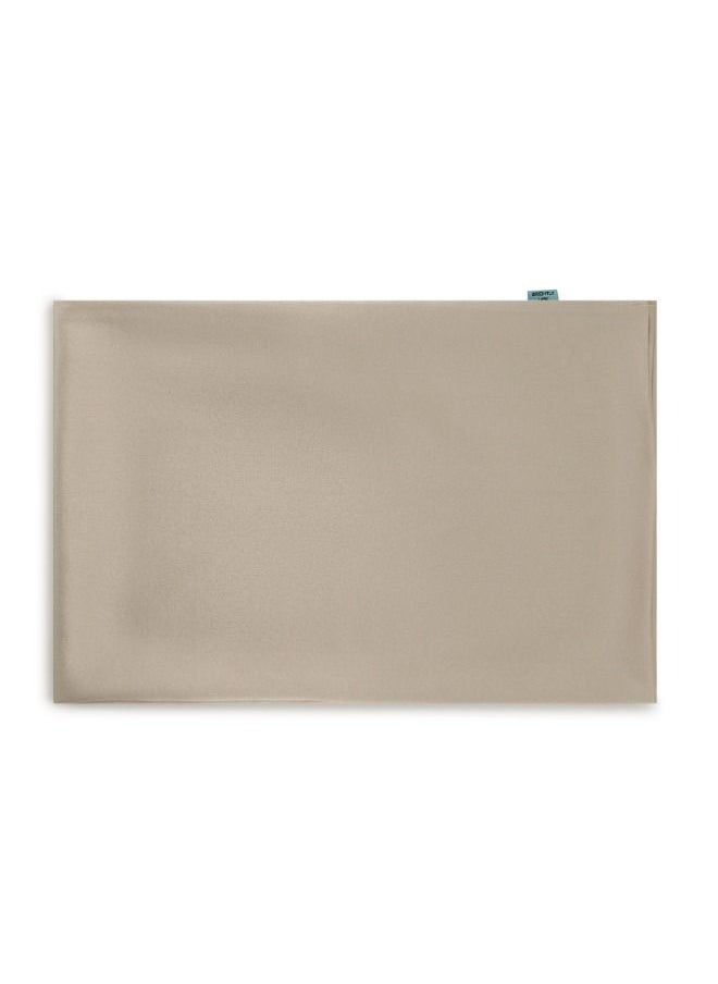 BRIGHTLY LABS Brightly Labs Silver Infused Mulberry Silk Pillowcase Antibacterial Hypoallergenic Skin And Hair Care, Grade 6A Silk with Silver Ion Treatment. Queen size, Envelope closure.  - Image 2