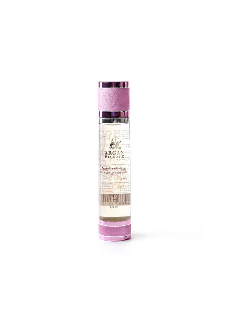 Argan Package – Pure Distilled Moroccan Lavender Water – Refreshes and purifies the skin with a soothing fragrance – 120 ml