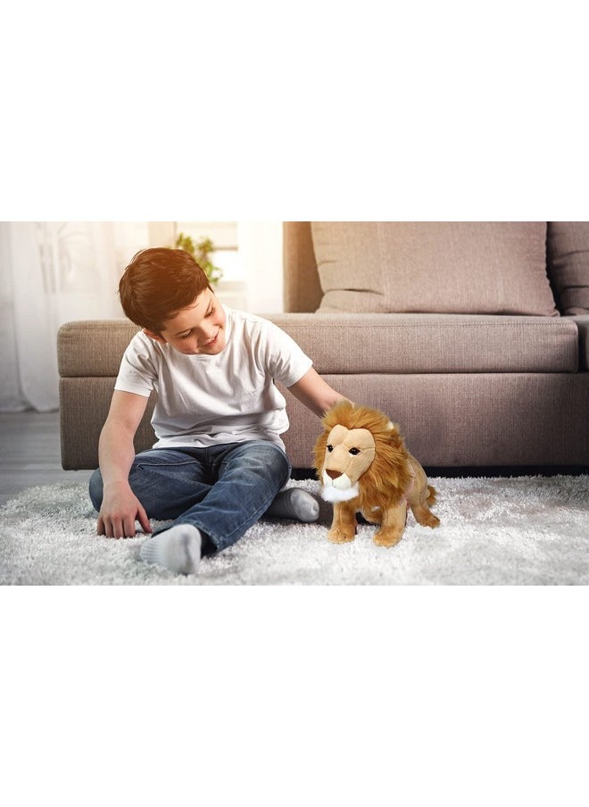 Lion Stuffed Animal, Lifelike Plush Toy, 12 Inches Length - pzsku/Z8539AB1DC4FEBF861896Z/45/_/1734347210/40c08fdb-c383-4197-a874-99a5b24b239a