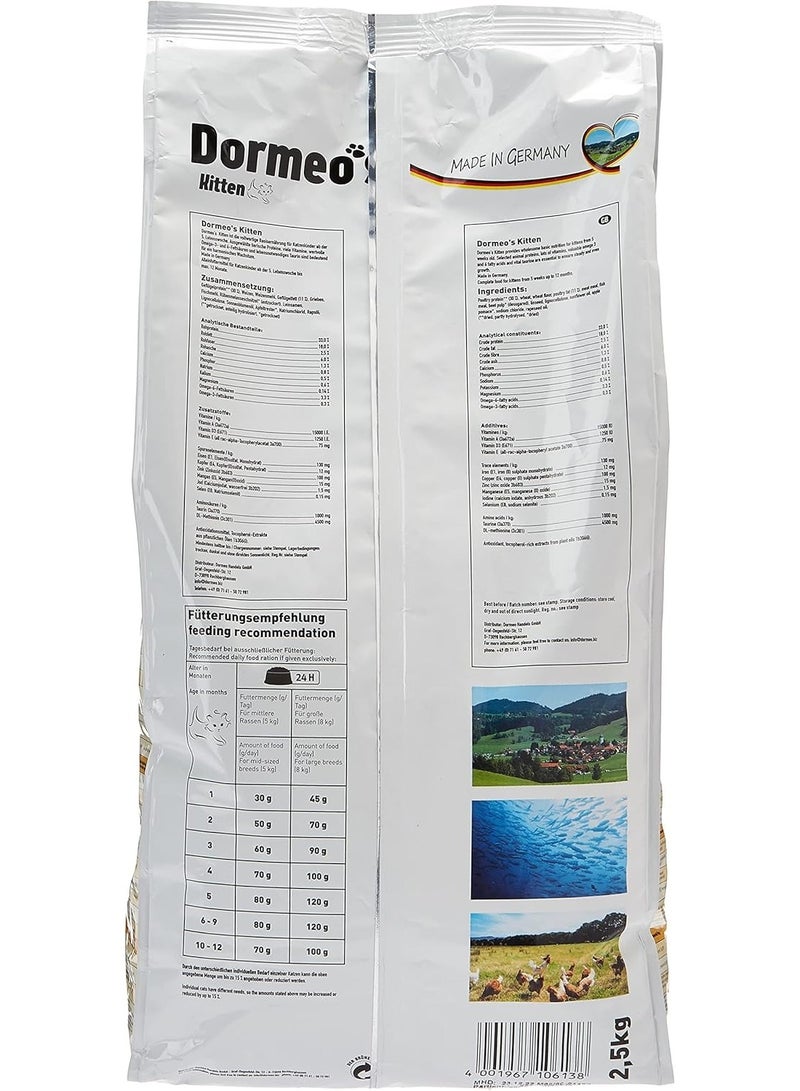 Dormeo's Kitten Dry Food [Weight - 2.5kg] - Image 3