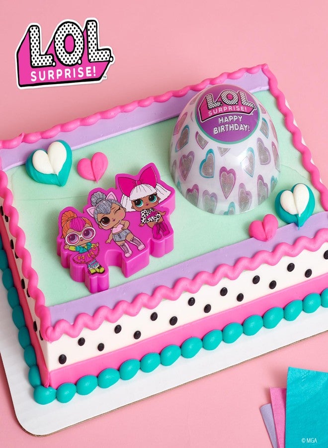 DecoPac DecoSet® L.O.L. Surprise! Cake Decoration, 4 Piece Cake Topper Set With Cookie Cutter & Sprinkle Shaker! L.O.L. Surprise! Let's Be Friends, For Birthday Party & Celebrations - Image 5