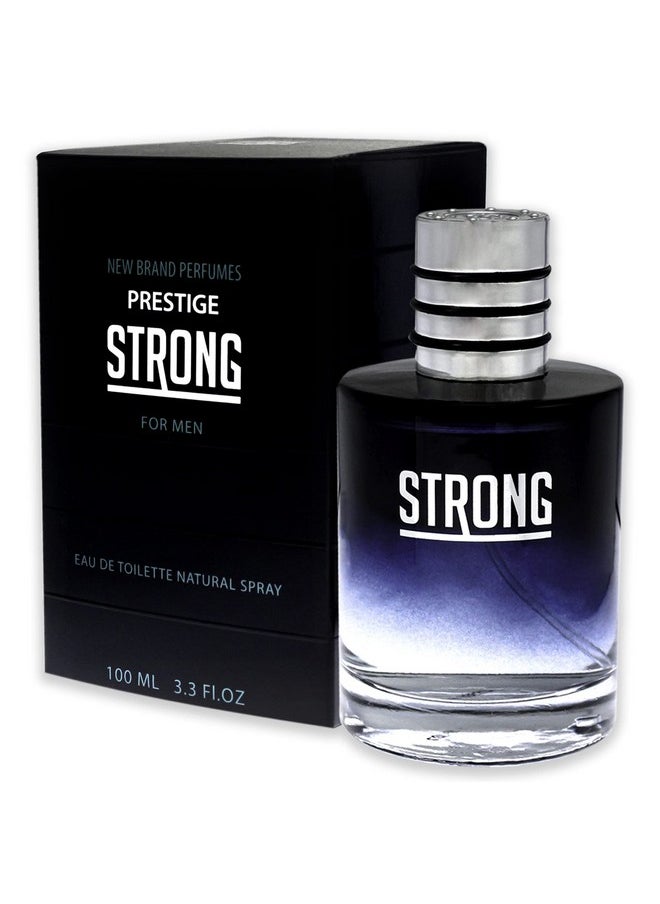 NEW BRAND New Brand Perfumes Strong EDT Spray Men 3.3 oz (sem numero)  - Image 2