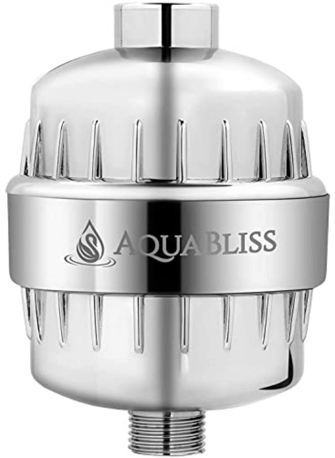 AquaBliss AquaBliss High Output Revitalizing Shower Filter Reduces Dry Itchy Skin Dandruff Eczema and Dramatically Improves The Condition of Your Skin Hair and Nails Chrome SF100  - Image 1