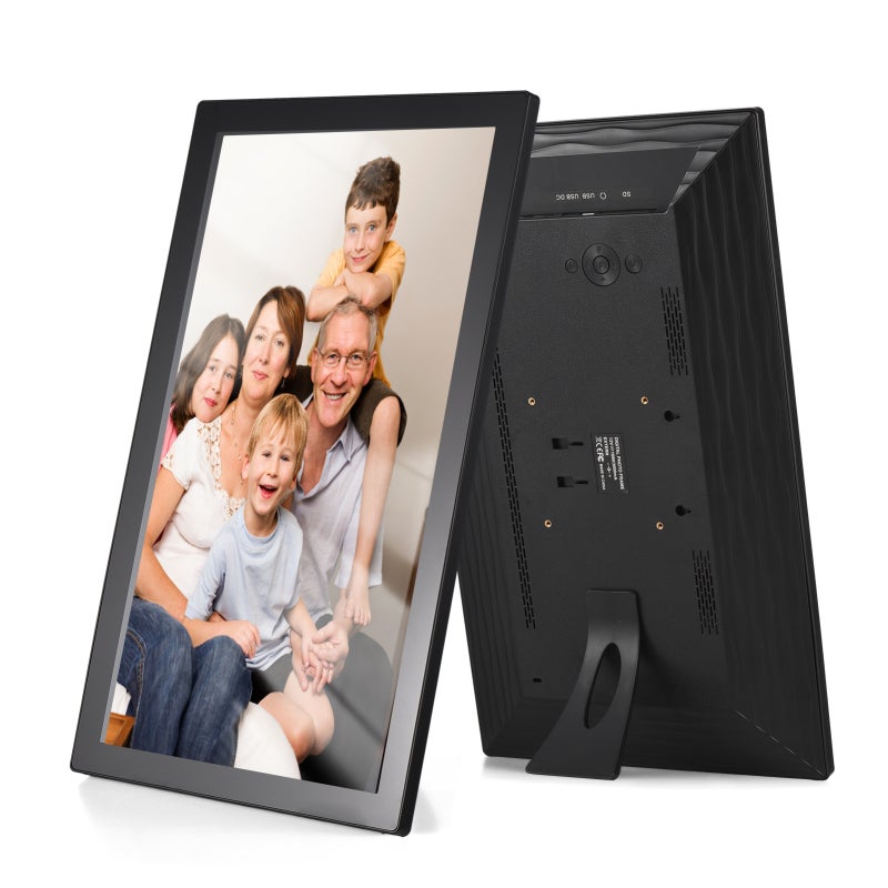 Digital Photo Frame: 21.5-Inch IPS Touch Screen, 16GB Built-In Storage, WiFi Connectivity - Auto Orientation Adjustment Digital Photo Frame for Home Gifting & Family Sharing - Image 1