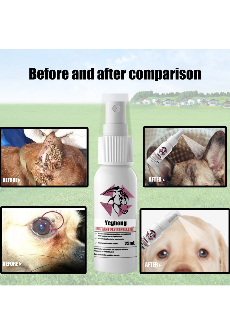 YEGBONG - Yegbong pet repellent, cat and dog flea repellent, cat and dog external tick repellent, tick anti-itch spray - Image 1