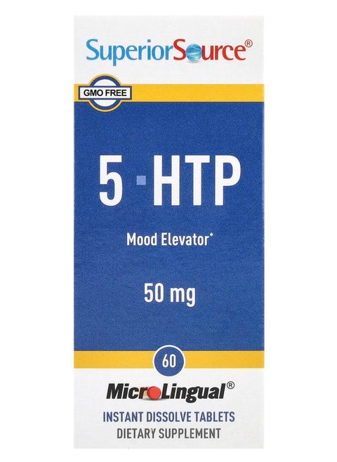 5-HTP 50 mg 60 MicroLingual® Instant Dissolve Tablets