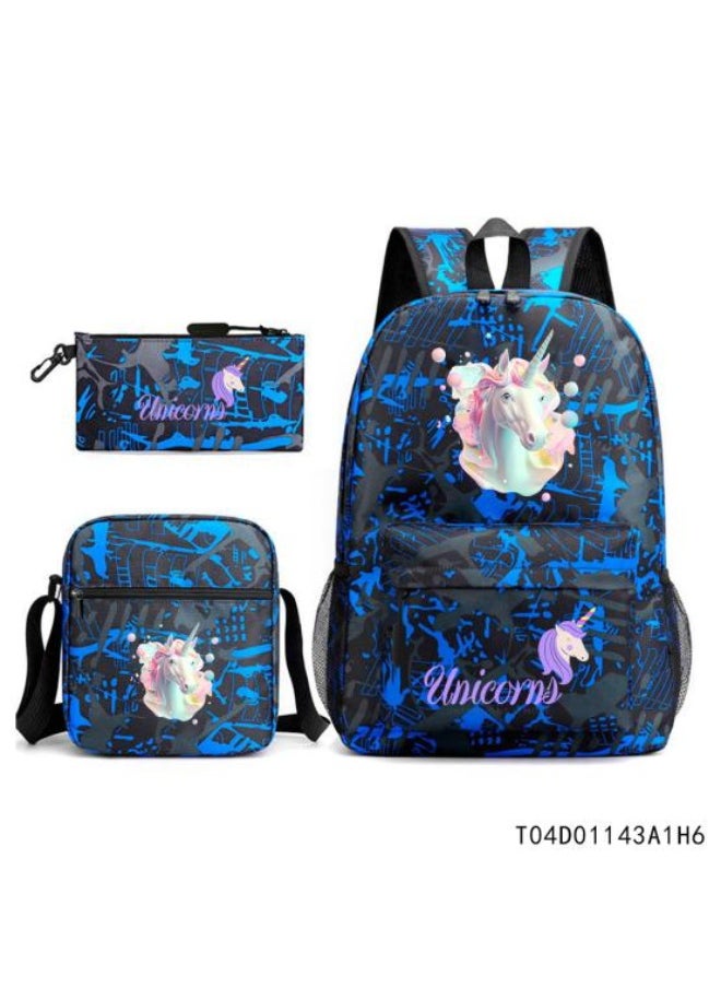 Generic Anime element backpack three-piece set, exquisite design, powerful storage to meet the needs - 937  - Image 1