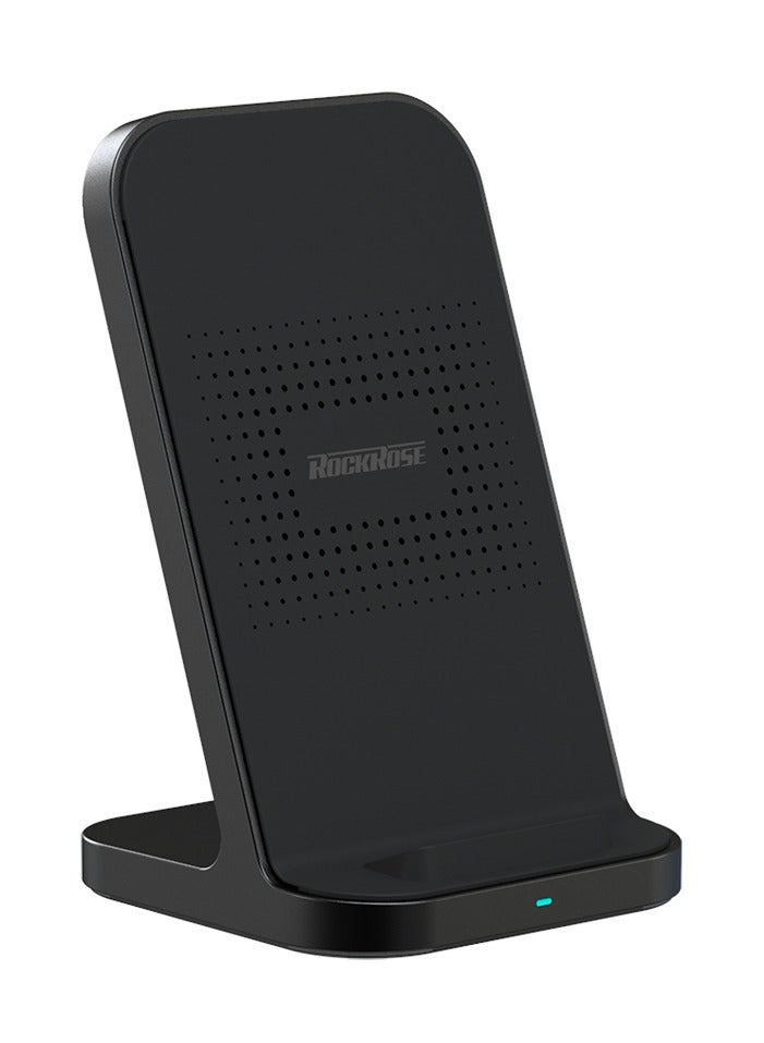 روكروز شاحن Rockrose Airwave اللاسلكي بقوة 10 وات - لوحة شحن سريعة مع مدخل USB-C، تصميم أنيق ومناسب للحافظات - Image 3