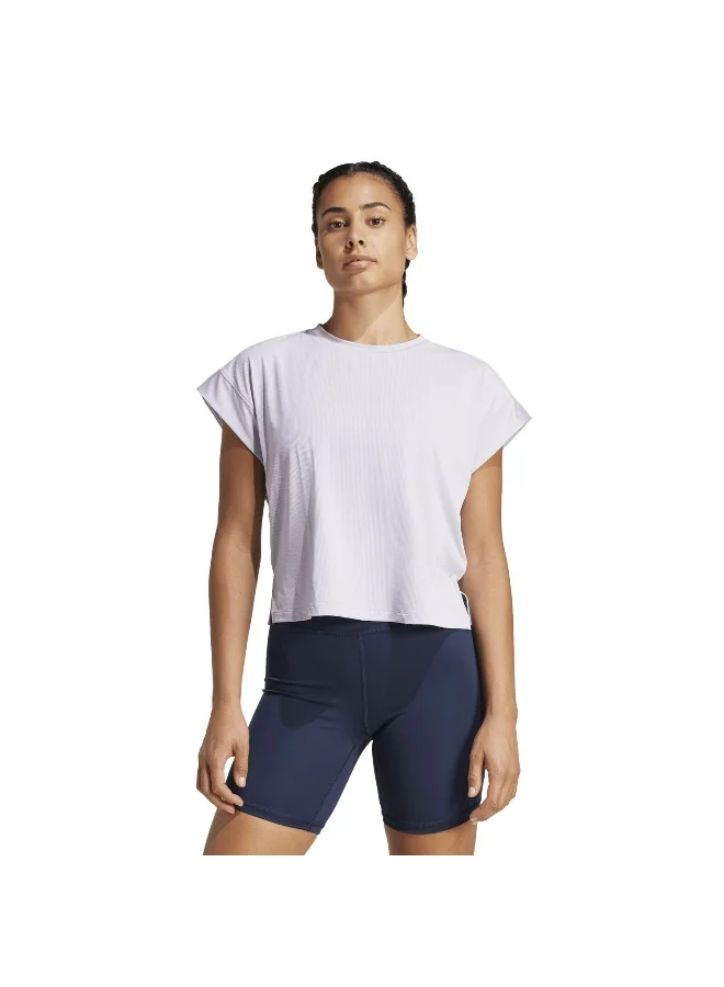Adidas Studio T-Shirt Purple Training T-Shirts 2Xs