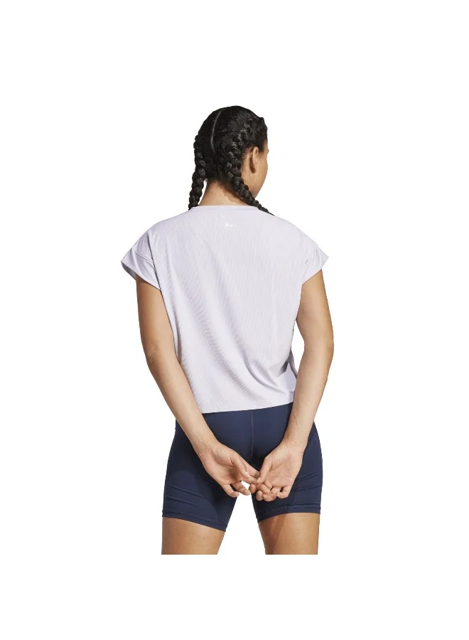 Adidas Studio T-Shirt Purple Training T-Shirts 2Xs