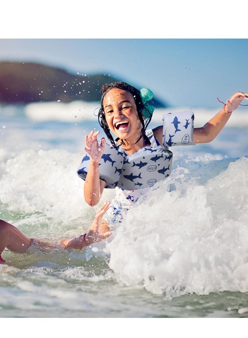 SOLARAE Swimming Arm bands Float Vest Floaties Learn Swiming Training to Swim  Water Wings for Boys and Girls - Image 5