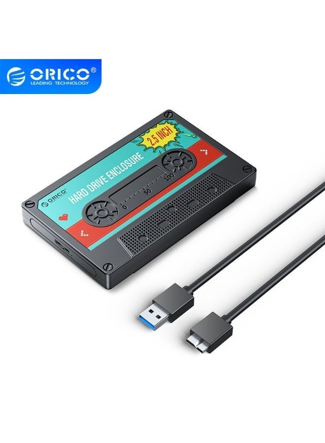 2.5'' Hard Drive Enclosure SATA to USB3.0 Computer HDD Enclosure for 7/9.5mm HDD SSD, Portable Enclosure with UASP Max 6TB Compatible with PS4/5, WD, Seagate - Image 1
