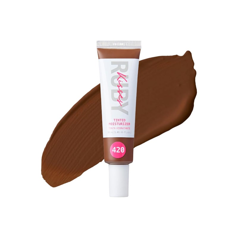 Ruby Kisses Tinted Moisturizer Hydration Calm  Revitalize Skin Skin Perfecting Blur Pores  Fine Lines Natural Finish  AllDay Comfort Wear Chestnut