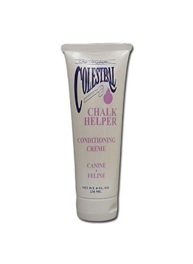 Chris Christensen Colestral Chalk Helper Conditioning Crème for Dogs Beards, Cheeks, and Chest, Groom Like a Professional, Restores Moisture, 8 oz Tube  - Image 4
