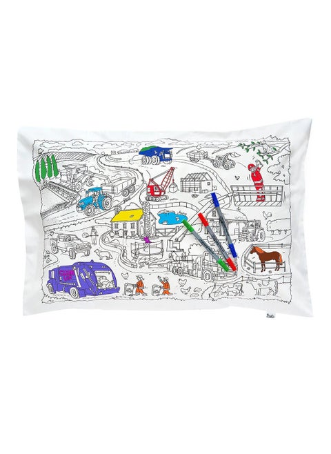 Coloring Pillowcase, Working Wheels