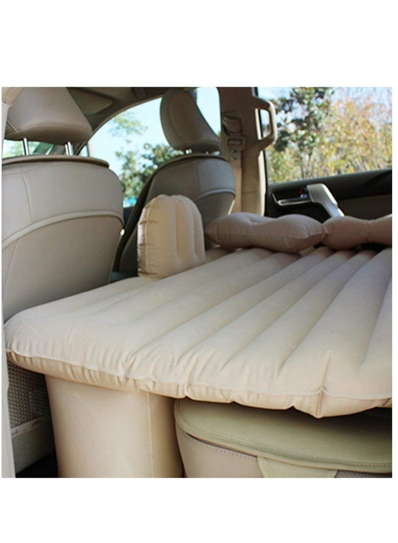 ELTRAZONE Travel Inflatable Bed,Car Air Bed Comfortable,Back Seat Extended Mattress Universal Car Cushion Flocked Camping Airbed For Kids - Image 2