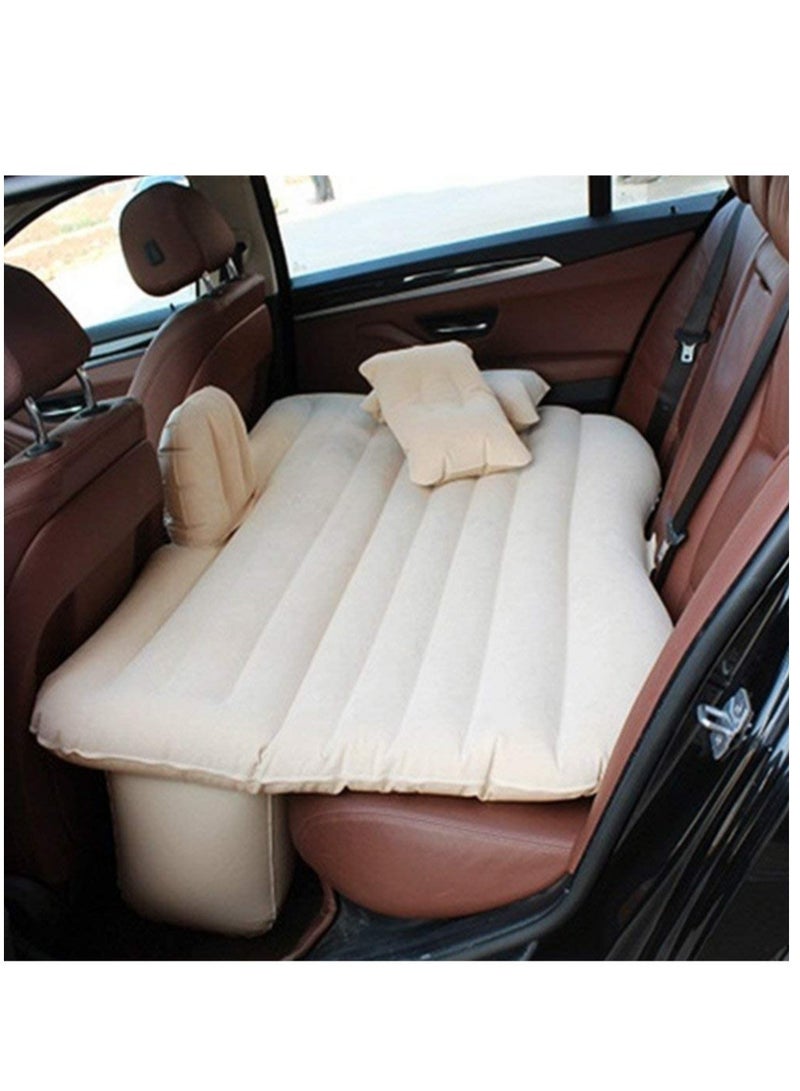 ELTRAZONE Travel Inflatable Bed,Car Air Bed Comfortable,Back Seat Extended Mattress Universal Car Cushion Flocked Camping Airbed For Kids - Image 1