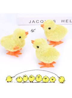 3 otters 3 otters 12PCS Wind Up Chick Toys, Wind-Up Jumping Cute Chicken Plush Chicks Toys for Kids Goodie Bags Treasure Chest Party Favors Gifts  - Image 5