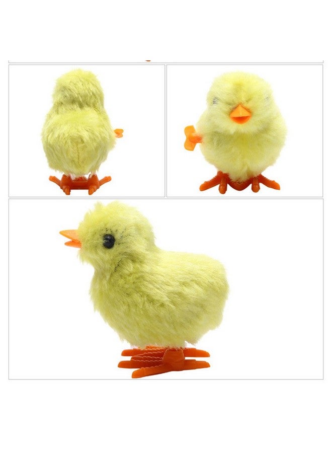 3 اوترس ثعالب مائية، 12 قطعة من ألعاب الدجاج الزنبركي، ألعاب دجاج قطيفة لطيفة قابلة للقفز تعمل بالزنبرك للأطفال، حقائب هدايا وصناديق كنز، هدايا حفلات - Image 4