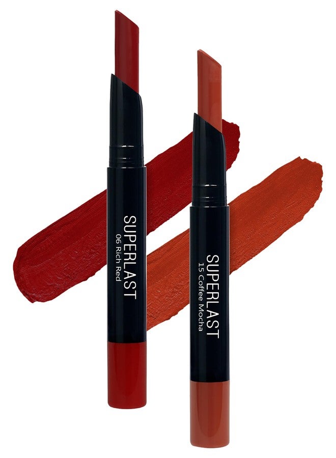 ME-ON Superlast Lipstick (Shade 06,15) Matte Finish - Image 1