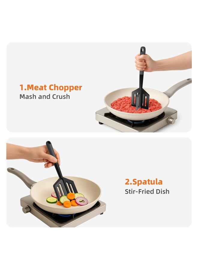 Mage Crab Meat Chopper & Spatula – Rotatable Design for Ground Beef, Mashed Potatoes & Pancakes – Heat-Resistant & Dishwasher-Safe Cooking Tool - Image 4