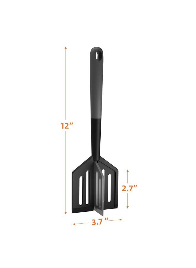 Mage Crab Meat Chopper & Spatula – Rotatable Design for Ground Beef, Mashed Potatoes & Pancakes – Heat-Resistant & Dishwasher-Safe Cooking Tool - Image 2