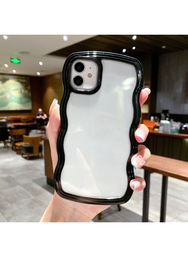 Wave Edge Frame 2-in-1 Detachable Pctpu Simple 6/7/8 Protective Case For Se Phone Cover Elegant Minimalist Design-Color:Light Yellow-Applicable Model:For Iphone 7/8