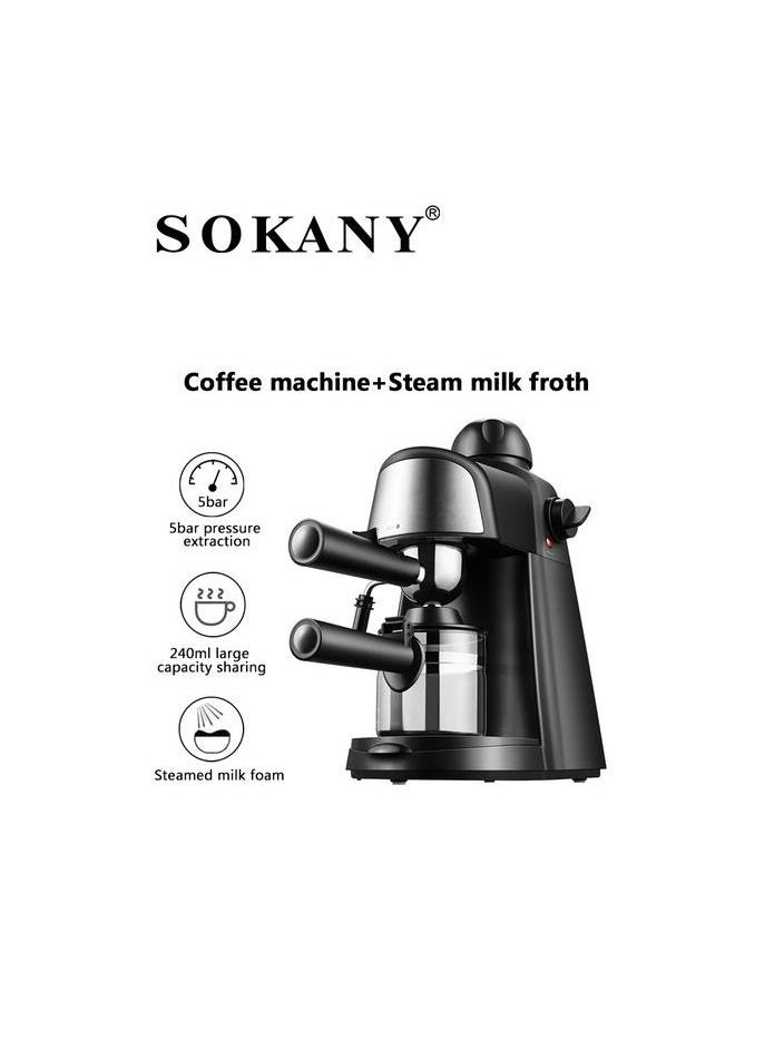 sokany - Steam Espresso Maker 240 ml 800 W SK-6810 - Image 1