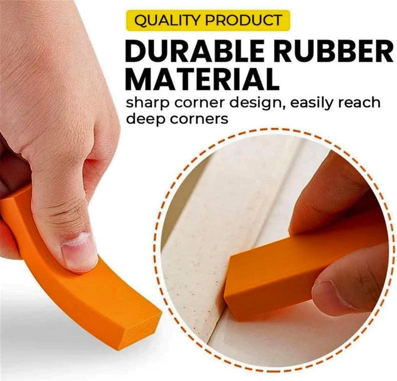 Thea Stain Eraser Rubber Rust Eraser Cleaning Eraser Limescale Eraser Bathroom Glass Rust Remover - Image 3