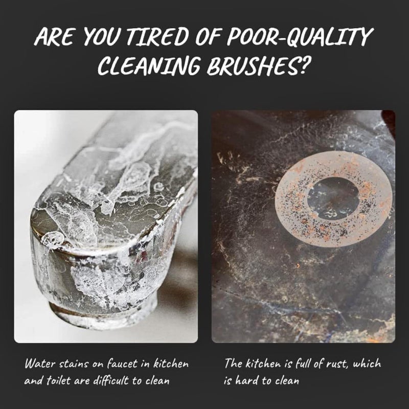 Thea Stain Eraser Rubber Rust Eraser Cleaning Eraser Limescale Eraser Bathroom Glass Rust Remover - Image 2