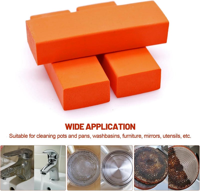 Thea Stain Eraser Rubber Rust Eraser Cleaning Eraser Limescale Eraser Bathroom Glass Rust Remover - Image 5