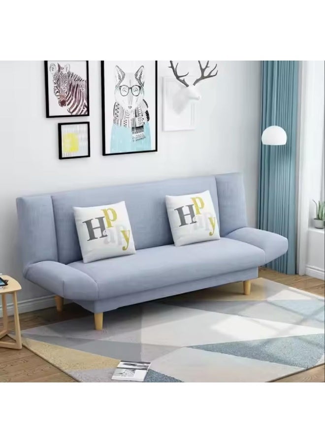 Space-Saving Convertible Sofa Bed â€“ Modern Dual-Use Sofa Cum Bed for Comfortable Living (SkyBlue)