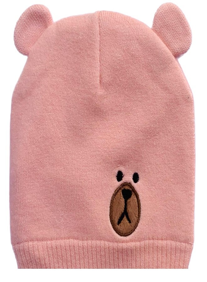 Wavva® Baby Woolen Winter Caps Set for Kids, CapsWarmer, Skull Caps Winter Protection, for Age 6 Months to 2 Years (Multi-Color) (1) - Image 1