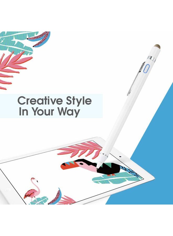 Edivia Active Electronic Pen for Asus ZenBook Pro 15 Stylus, EDIVIA Capacitive Digital Pencil with 1.5mm Ultra Fine Tip Stylus for Asus ZenBook Pro 15 Pens at Drawing and Writing, White - Image 4