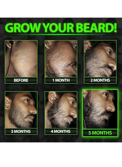 BBS BEST BEARD STUFF GROW Maximum XXL Hair & Beard Growth Oil For Men • Beard Growth Serum That Fills Patches & Fix Thinning GUARANTEED • Facial Hair & Scalp Treatment • Thickening Conditioner & Enhancer • Made in the USA  - Image 2