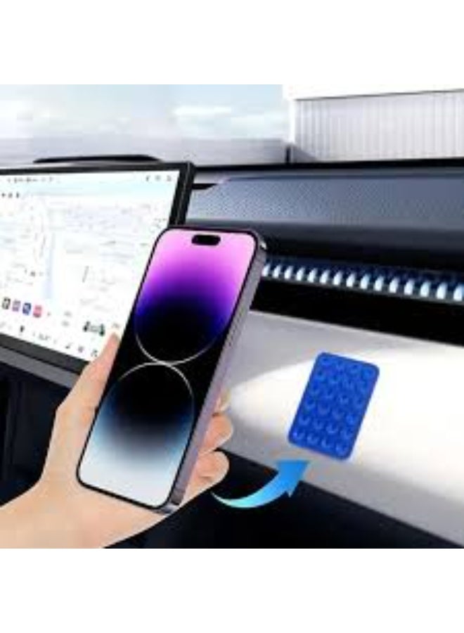 Black Silicone Pad High-Quality Non-Slip Accessory for Secure Phone Mounting, Ideal for Stable Viewing and Hands-Free Use on Various Surfaces Pad - Image 2