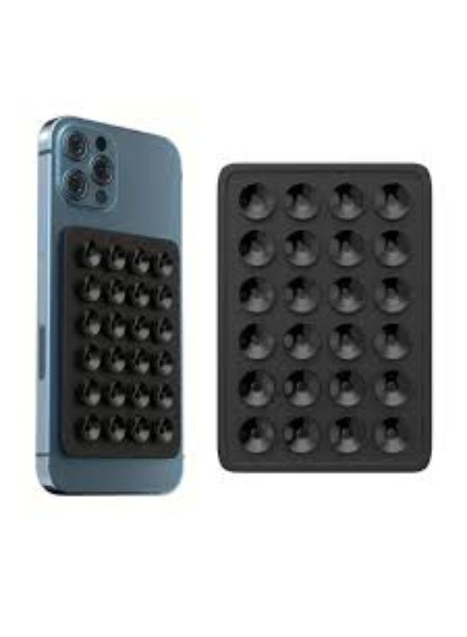 Black Silicone Pad High-Quality Non-Slip Accessory for Secure Phone Mounting, Ideal for Stable Viewing and Hands-Free Use on Various Surfaces Pad - Image 1