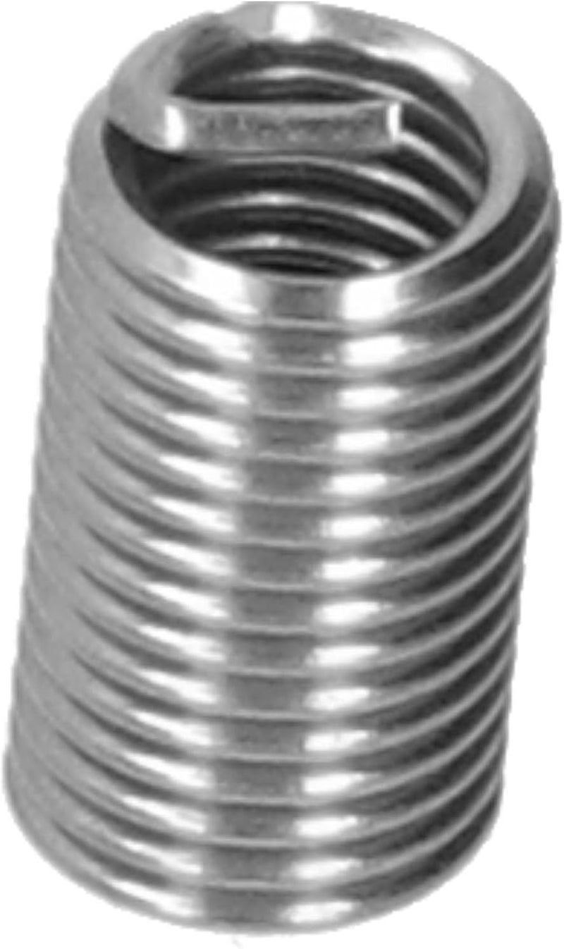 Hyuduo 100 PCS Thread Repair Insert, M6 x 1 Helicoil Metric Thread Sleeves, Stainless Steel Wire Thread Sheaths with Different Length to Choose for Thread Repair(18mm) - Image 1