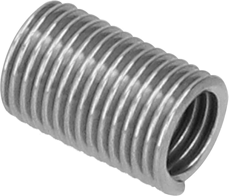 Hyuduo 100 PCS Thread Repair Insert, M6 x 1 Helicoil Metric Thread Sleeves, Stainless Steel Wire Thread Sheaths with Different Length to Choose for Thread Repair(18mm) - Image 2