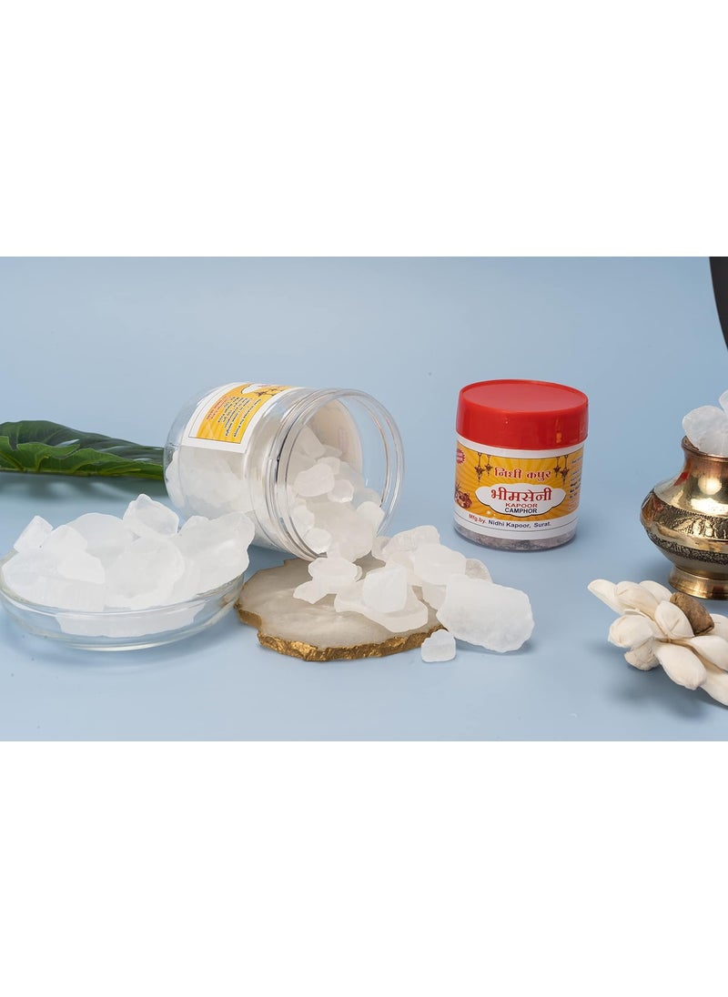 NIDHI KAPOOR Nidhi Original bhimseni camphor 100gmPure kapuroraganic camphormeditation room freshner 450gm  - Image 2