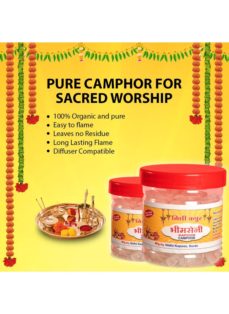 NIDHI KAPOOR Nidhi Original bhimseni camphor 100gmPure kapuroraganic camphormeditation room freshner 450gm  - Image 4